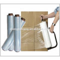 china LLDPE transparent plastic hand pallet wrapping film stretch wrap film